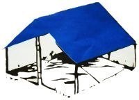 Plandeka Okryciowa 10x20 Zielona 120g/m2