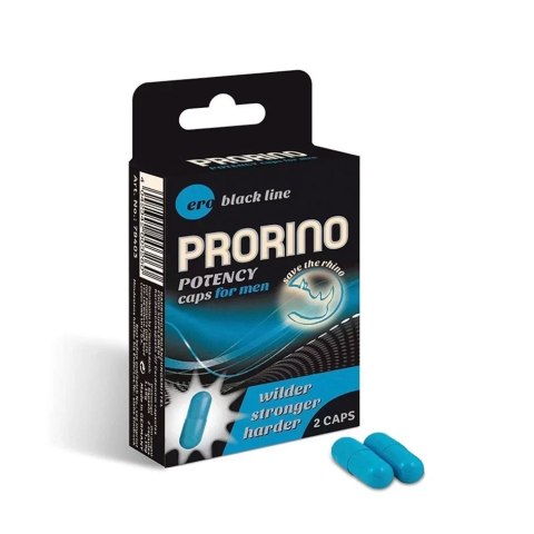 Supl.diety-PRORINO Men- 2pcs black line Potency Caps Hot