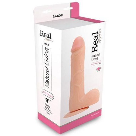 Wibrator-REALISTIC VIBRATOR REAL RAPTURE FLESH 9" Real Rapture