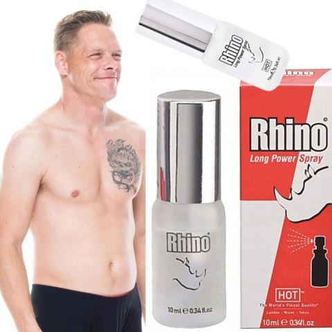 Żel/sprej-RHINO Long Power Spray Hot
