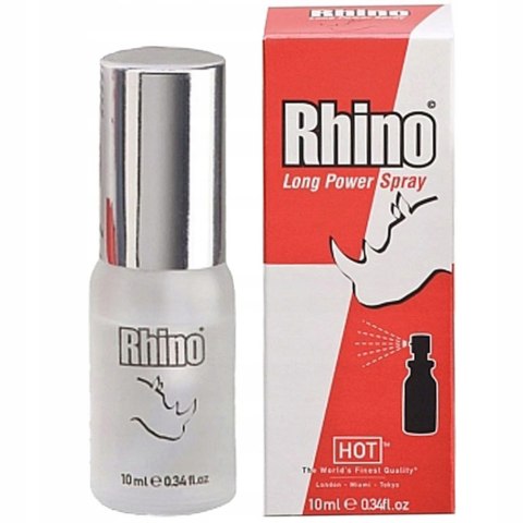 Żel/sprej-RHINO Long Power Spray Hot