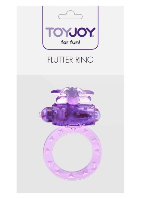 Flutter Ring Vibrating Purple TOYJOY