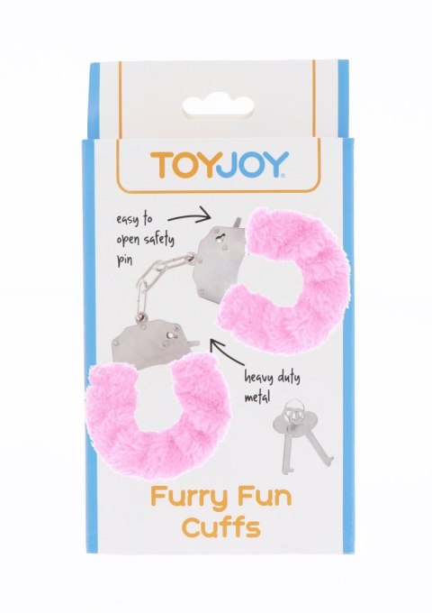 Furry Fun Cuffs Pink TOYJOY