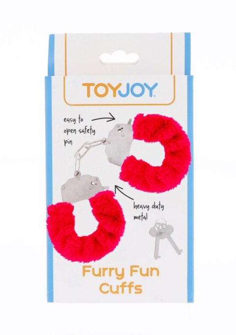 Furry Fun Cuffs Red TOYJOY
