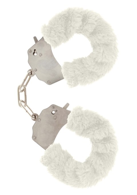 Furry Fun Cuffs White TOYJOY
