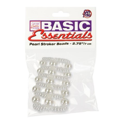 Pearl Stroker Beads Large Transparent CalExotics