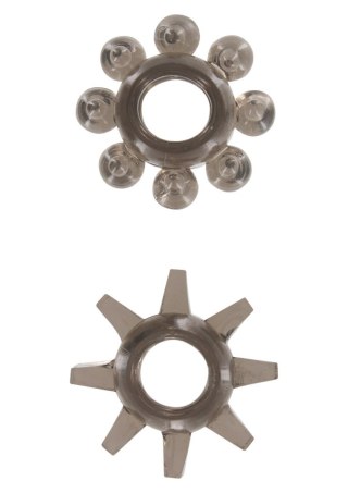 Power Stretchy Rings 2pcs Grey TOYJOY