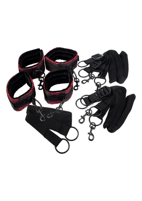 Scandal Bed Restraints Black CalExotics