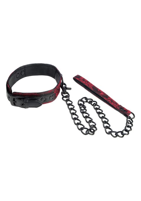 Scandal Collar with Leash Black CalExotics