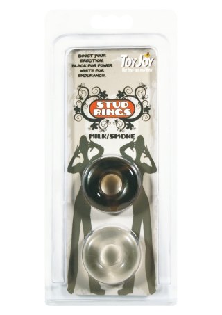 Stud Rings 2pcs Transparent TOYJOY