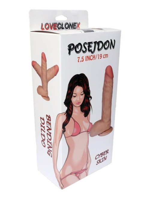 Dildo-POSEJDON-LOVECLONEX 7,5""""""""-flexible B - Series Real
