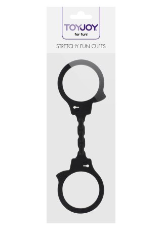 Stretchy Fun Cuffs Black TOYJOY