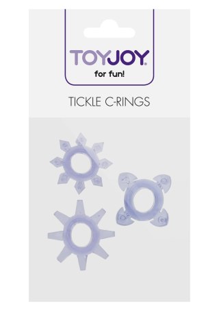 Tickle C-Rings Purple TOYJOY