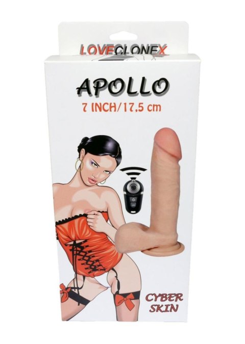 Wibrator-APOLLO-LOVECLONEX 7""""""""-rotation USB B - Series Real