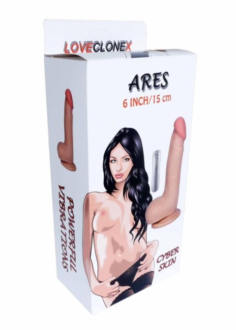 Wibrator-ARES-LOVECLONEX 6""""""""-vibration B - Series Real