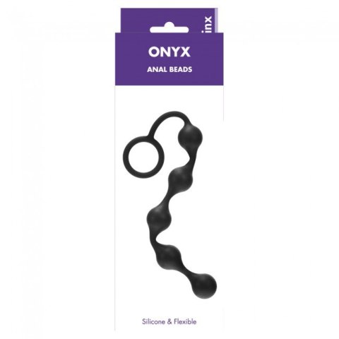 Plug/kulki-Onyx Silicone Anal Beads Me You Us