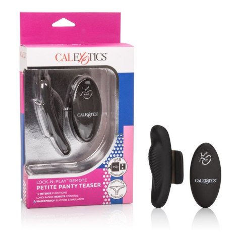 Remote Petite Panty Teaser Black CalExotics