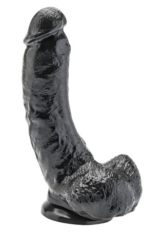 Dildo 8 inch with Balls Black TOYJOY