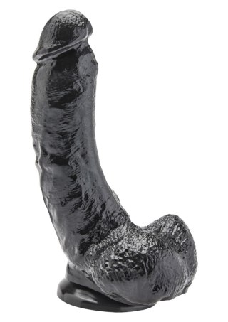 Dildo 8 inch with Balls Black TOYJOY