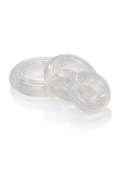 Premium Silicone Ring Set Transparent CalExotics