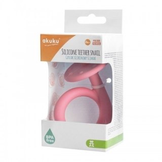 A0115 GRYZAK SILIKONOWY ŚLIMAK PINK