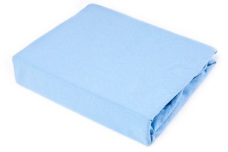 PRZEŚCIERADŁO JERSEY NIEBIESKI 140x70