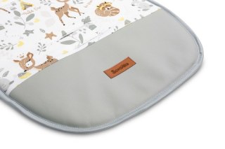 WKŁADKA DO WÓZKA VELVET BIAŁY LEŚNA PRZYGODA