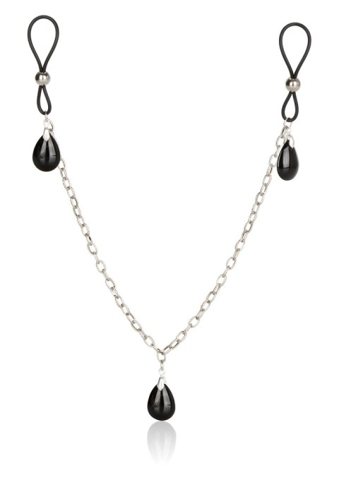 Nonpierce Nipple Chain Jewelry Black CalExotics