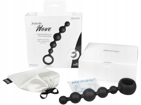 Plug/kulki-Joyballs anal Wave, long, black JoyDivision