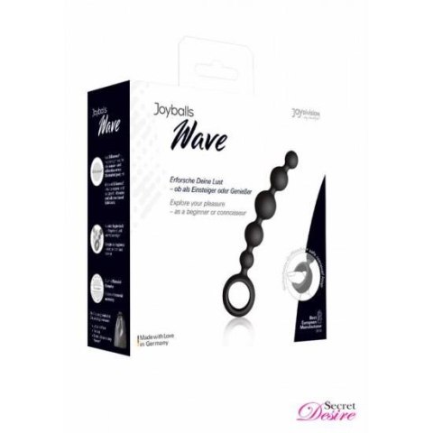 Plug/kulki-Joyballs anal Wave, short, black JoyDivision