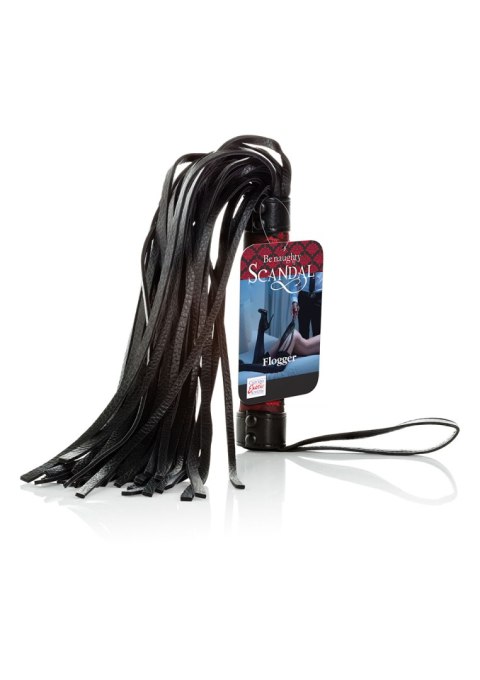 Scandal Flogger With Tag Black CalExotics