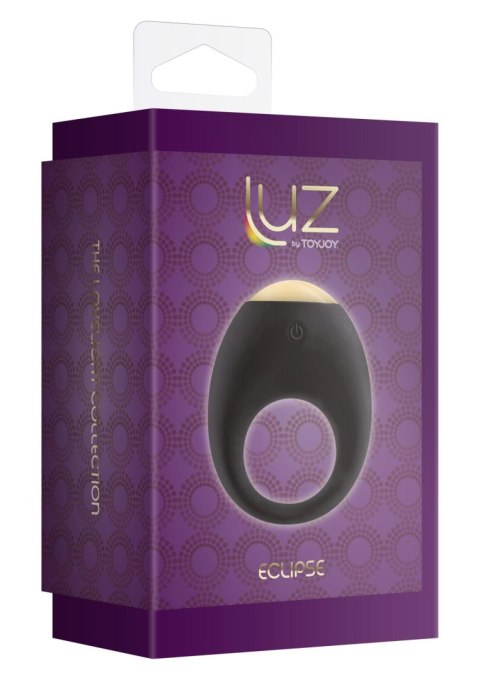 Eclipse Vibrating Cock Ring Black TOYJOY