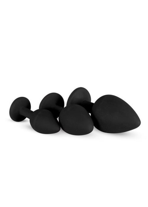 Plug-Diamond Plug Set-Black Easytoys