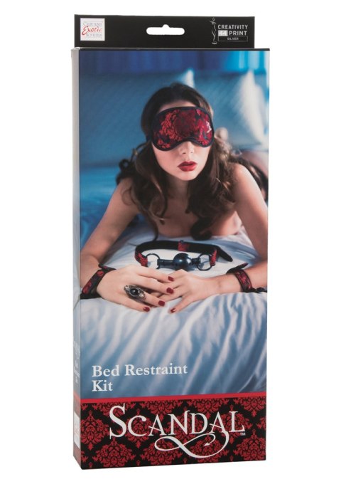 Scandal Bed Restraint Kit Black CalExotics