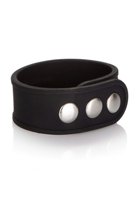 Silicone 3-Snap Erection Ring Black CalExotics
