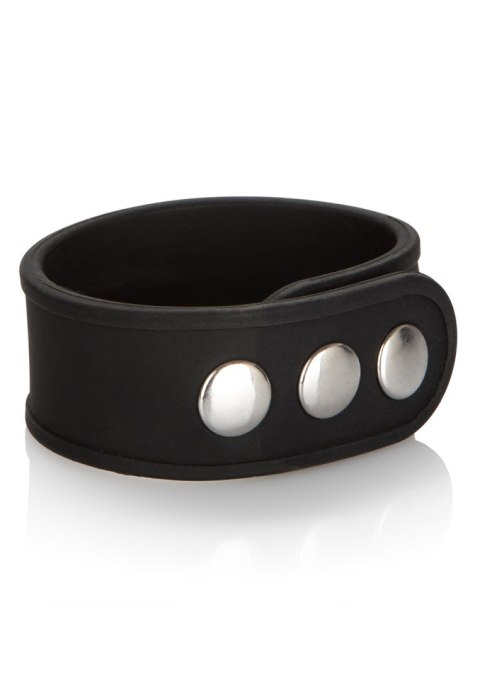 Silicone 3-Snap Erection Ring Black CalExotics