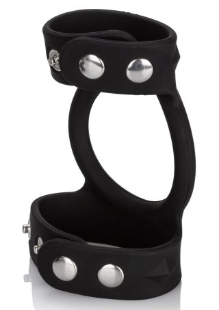 Silicone Tri-Snap C & B Cage Black CalExotics