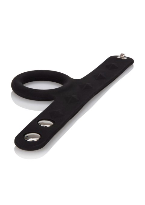 3-Snap Scrotum Ring - Medium Black CalExotics