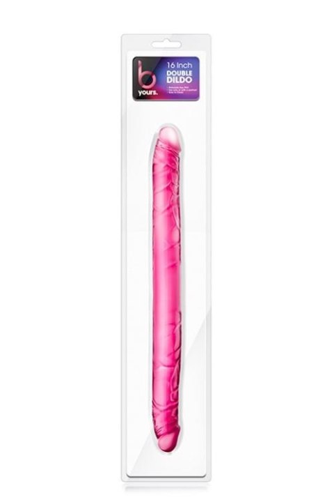 B YOURS 16INCH DOUBLE DILDO PINK Blush