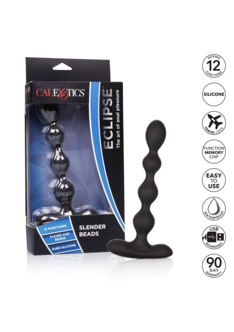 Eclipse Slender Beads Black CalExotics