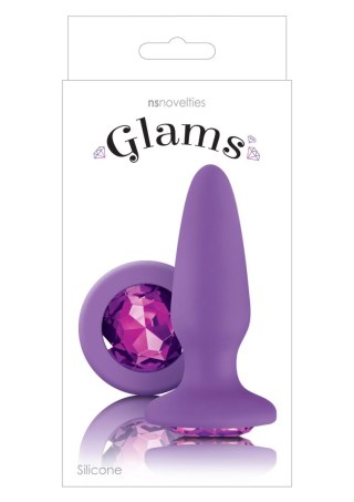 Glams Gem Plug Purple NS Novelties