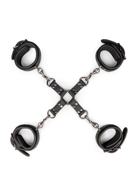 Kajdanki-Hogtie With Hand and Anklecuffs Easytoys