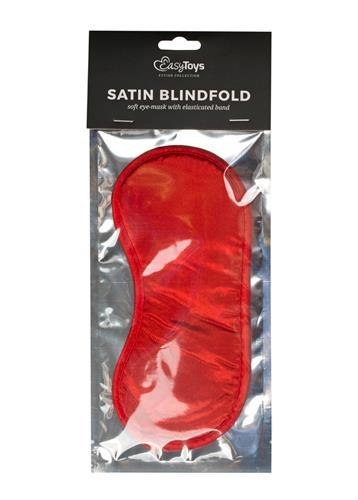 Maska-Red Satin Eye Mask Easytoys