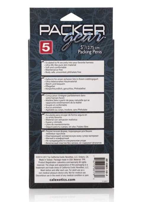 Packing Penis 5 in /12.8 cm Brown skin tone CalExotics