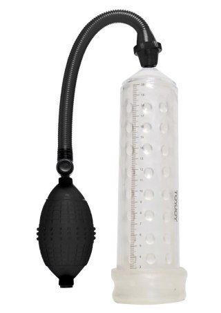 Power Massage Pump with Sleeve Transparent TOYJOY