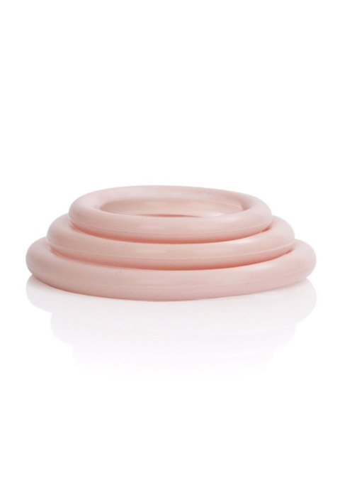 Silicone Support Rings Light skin tone CalExotics