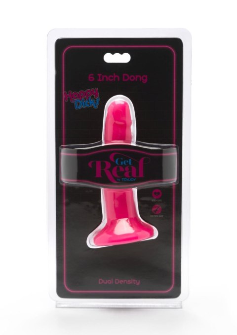 Happy Dicks Dong 6 inch Pink TOYJOY