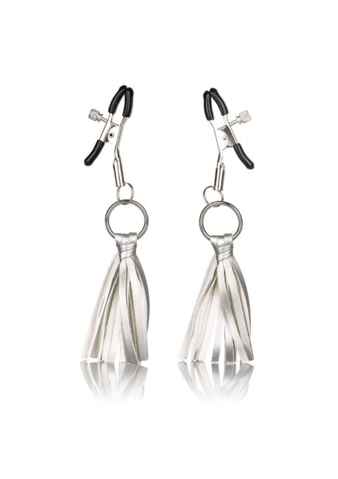 Playful Tassels Nipple Clamps Silver CalExotics