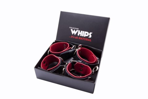 Wiązania-WHIPS krzyżak czerwony Whips Collection