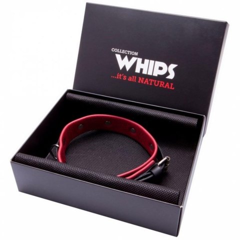 Wiązania-WHIPS obroża damska średnia Whips Collection
